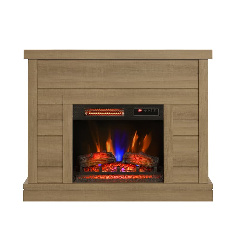 duraflame® Shiplap Wall Mantel Electric Fireplace