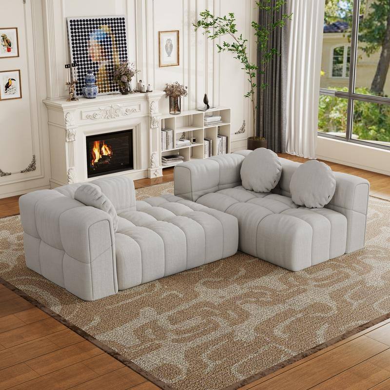 103" L-Shaped Modular Sofa, Free Combination (Left and Right Facing)
