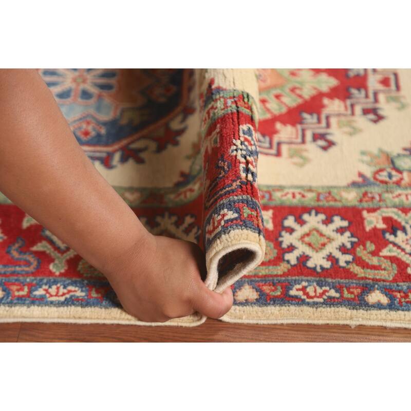 Kazak Runner Rug Handmade Hallway Wool Carpet - 2'10" x 25'6"