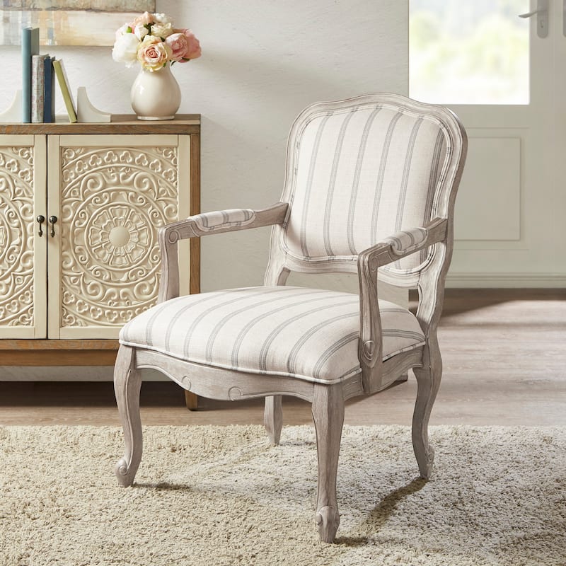 Madison Park Charlotte Natural Camel Back Exposed Wood Chair - Natural