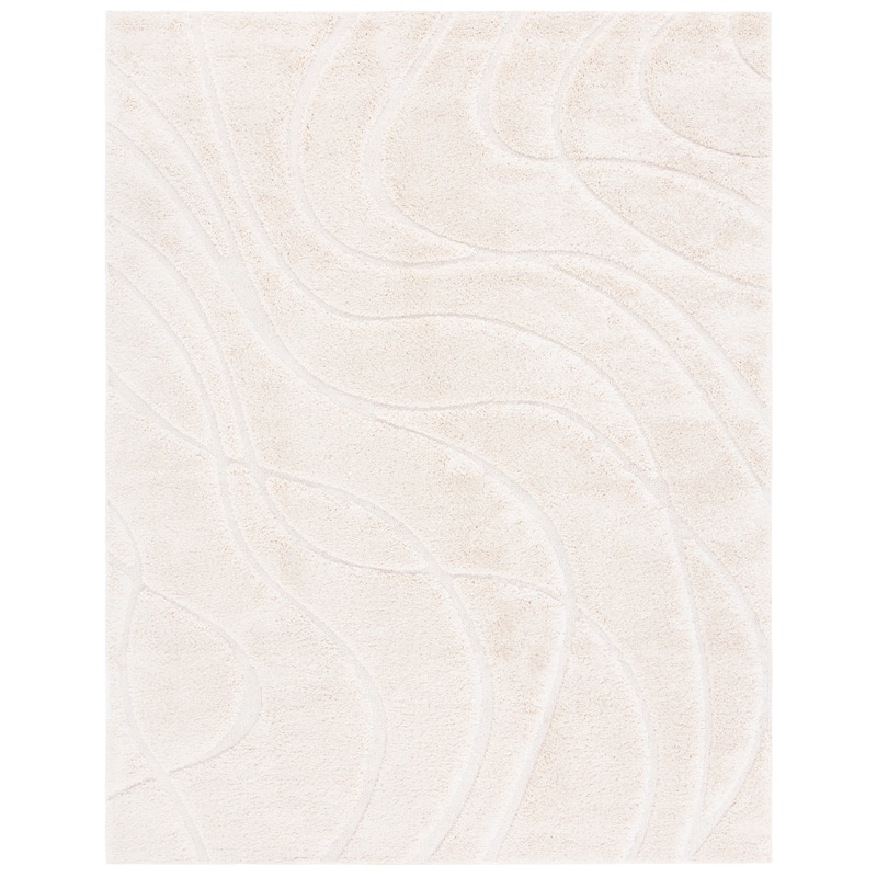 SAFAVIEH Florida Shag Sigtraud Abstract Waves 1.2-inch Area Rug