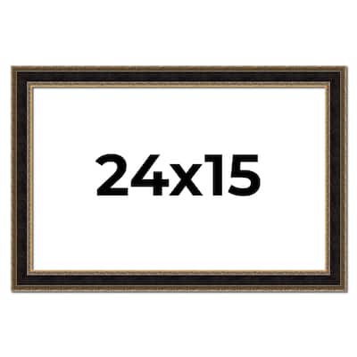 24x15 Frame Gold Antique Vintage Sold Wood Picture Frame | 1.75 Inch