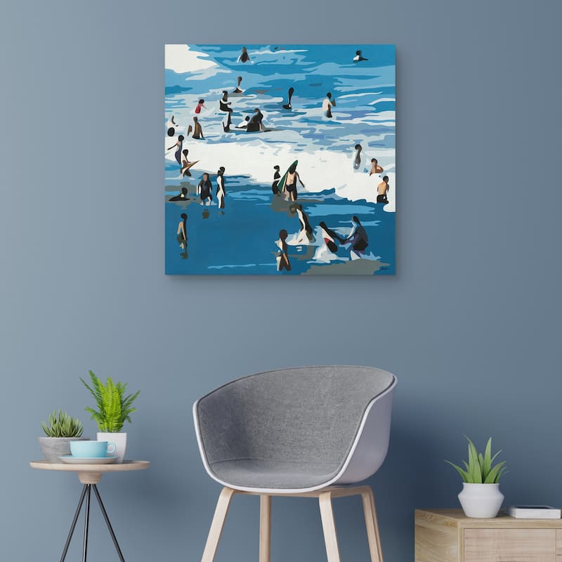 Surf's Up by Bethann Lawson Canvas Art Print