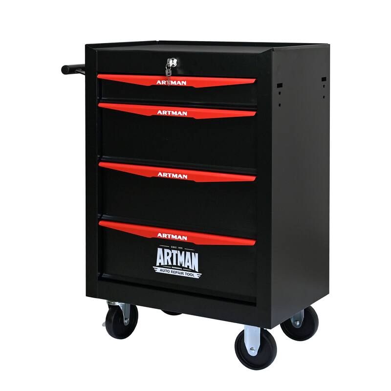 20" Rolling Metal Tool Chest with 4 Drawers for Garage & Workshop