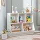 preview thumbnail 4 of 23, 5-Cube Wooden Kids Toy Storage Organizer with Anti-Tipping Kits - 35.5" x 16" x 30"