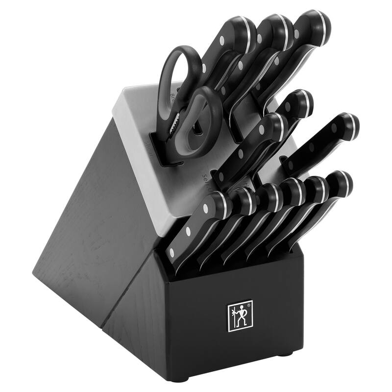Henckels Solution 14-pc Self-Sharpening Knife Block Set - Black