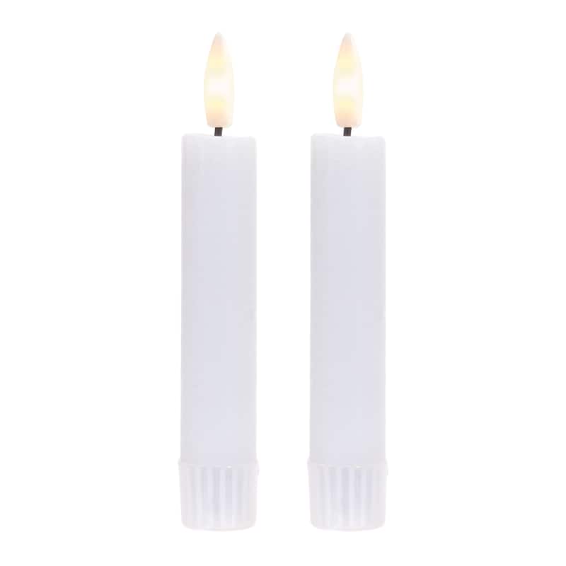 FIA Wick White Mini Taper Candle (Set of 4)
