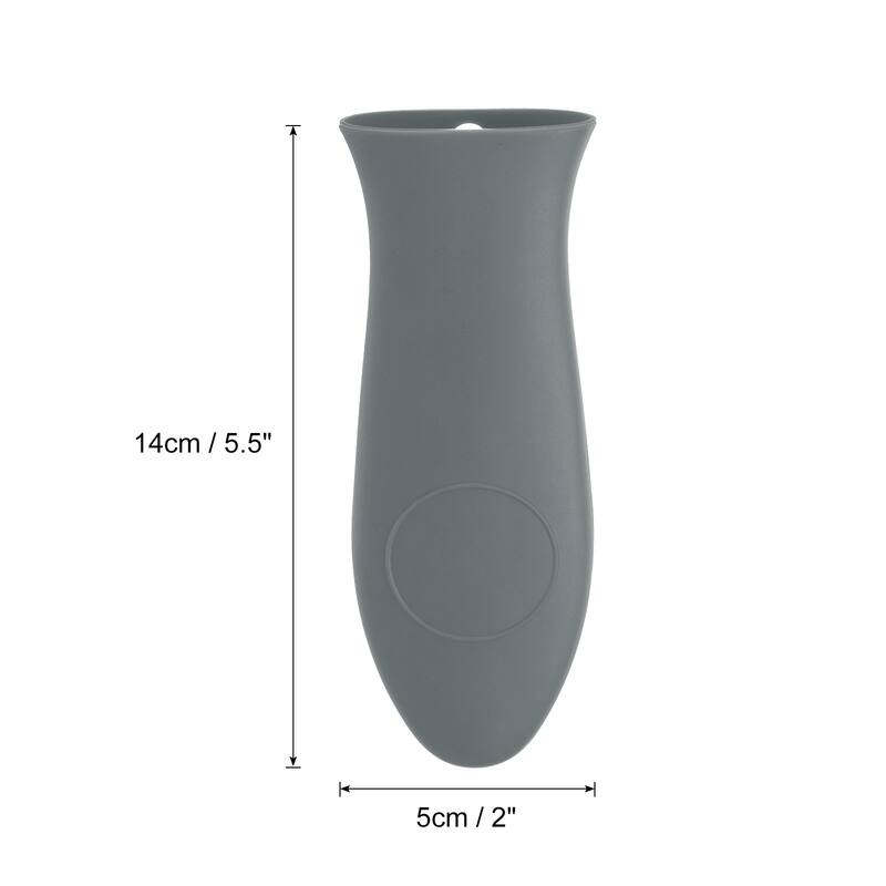 Silicone Hot Handle Holders, Cast Iron Skillet Handle Covers - Grey