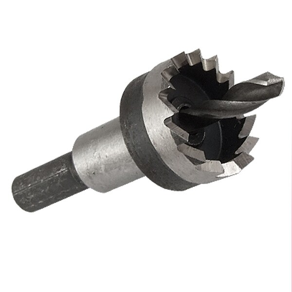 7.5mm Triangle Shank 22mm Dia Twist Drill Bit Hole Saw Bed Bath