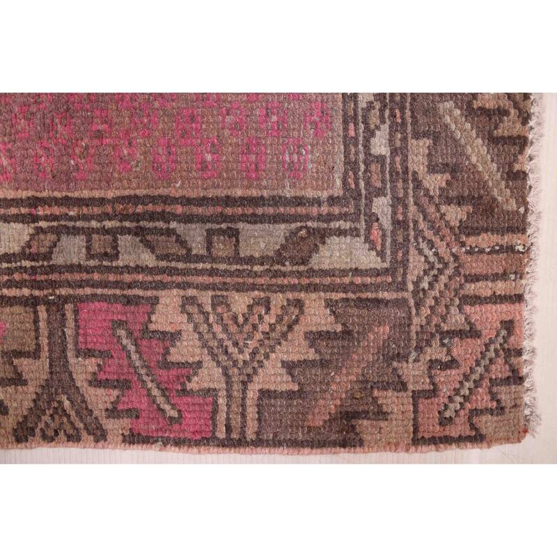 ECARPETGALLERY Hand-knotted Antalya Vintage Brown Wool Rug - 3'5 x 6'9