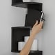 preview thumbnail 15 of 14, Danya B. Decorative 5-Tier Corner Floating Wall Mount Shelving Unit