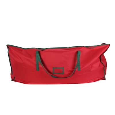 43" Red and Green Multipurpose Christmas Storage Bag