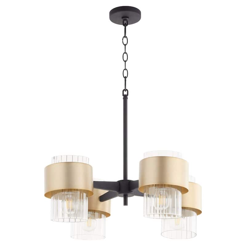 Quorum International 683-4-80 Epsilon 4 Light 25" Wide Chandelier