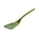 preview thumbnail 4 of 6, Hutzler 7.25 Inch Mini Melamine Angled Slotted Turner Spatula Green