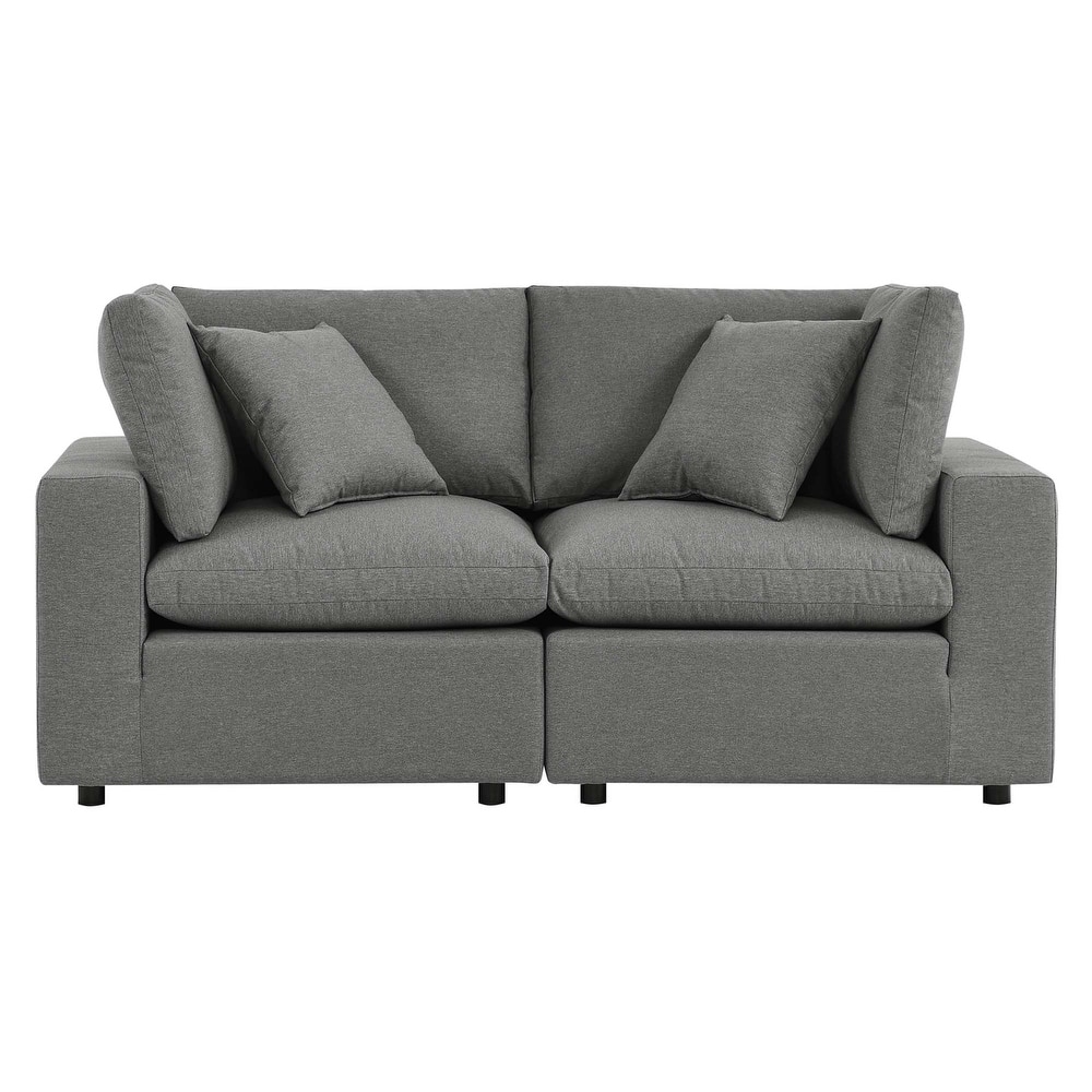 Commix Outdoor Patio Overstuffed Outdoor Patio Loveseat