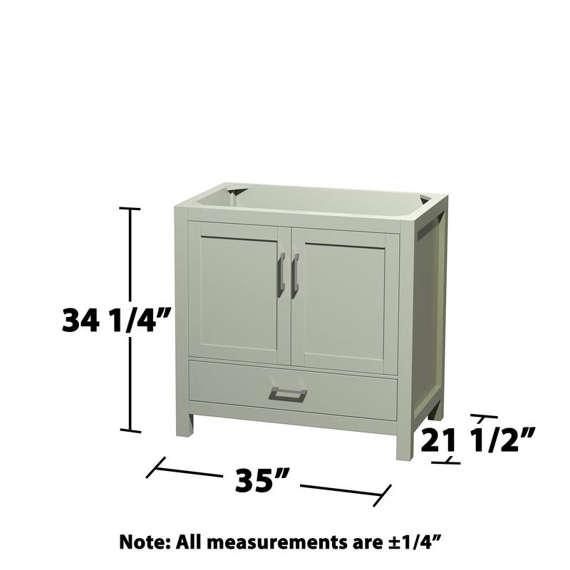 Wyndham Collection WCS141436SSXXMXX Sheffield 36" Single Free Standing