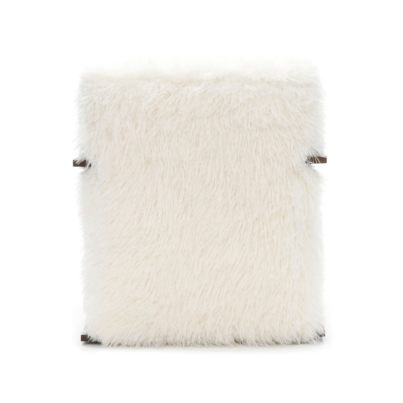 Furniture of America Neyra Modern 28-inch Faux Fur Accent Arm Chair