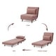 preview thumbnail 24 of 176, Artdeco Home - Tustin Upholstered Convertible Lounge/ Sleeper Chair