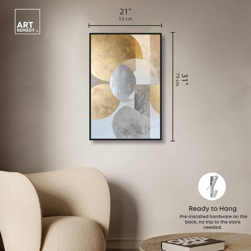 Golden Sequence I Canvas by Art Remedy