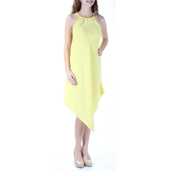 yellow halter dress women's dresses