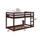 preview thumbnail 2 of 4, Unique Design Twin Loft Bed with Ladder, Guardrail and Spacious Under Bed Space, Espresso