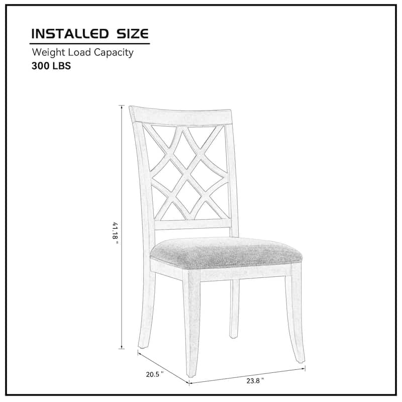 Set of 2 Mid-Century Retro Upholstered Dining Chairs
