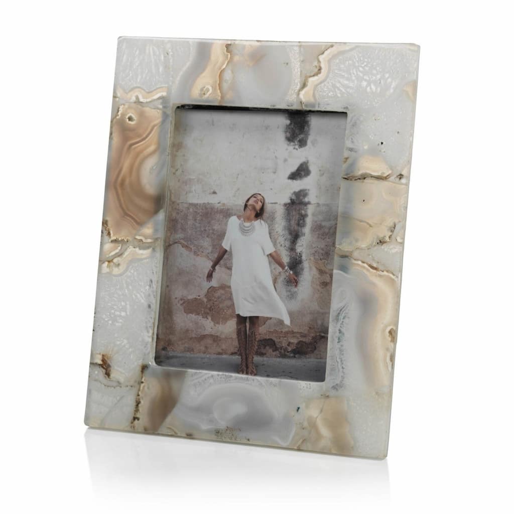 "Preto" 5" x 7" Agate Picture Frame