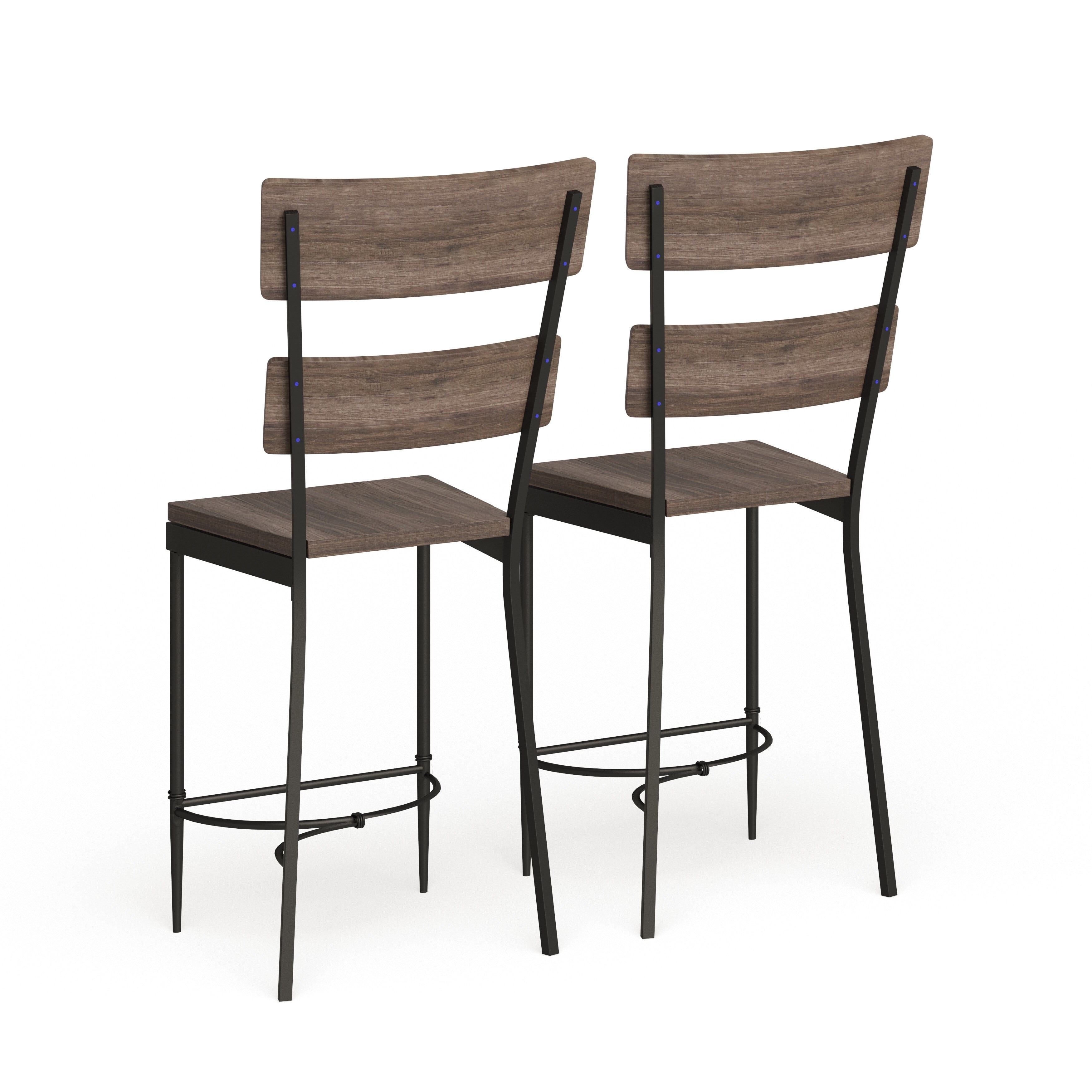 Carbon loft roxie distressed walnut swivel counter stool store