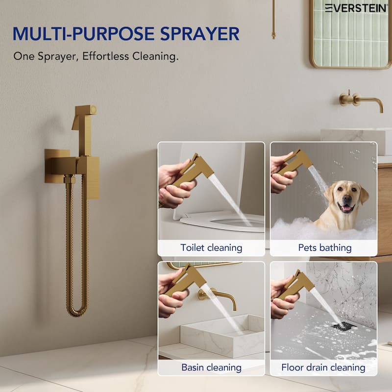 Multi-Function Handheld Bidet Sprayer with Temperature Control, Bidet Attachment for Toilet - N/A