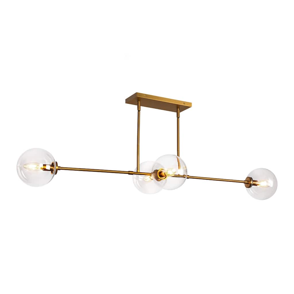 Alora Lighting LP549448 Cassia 4 Light 13" Wide Linear Pendant