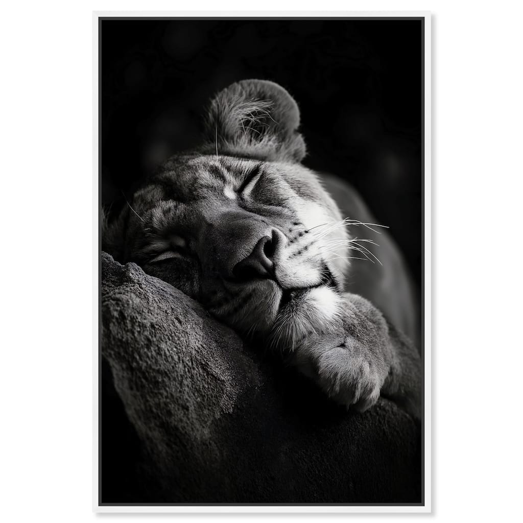 Resting Predator Canvas by Art Remedy