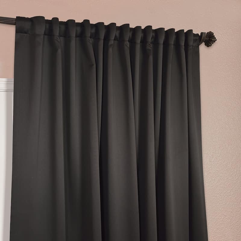 Exclusive Fabrics Extra Wide 96-Inch Room Darkening Curtain (1 Panel)