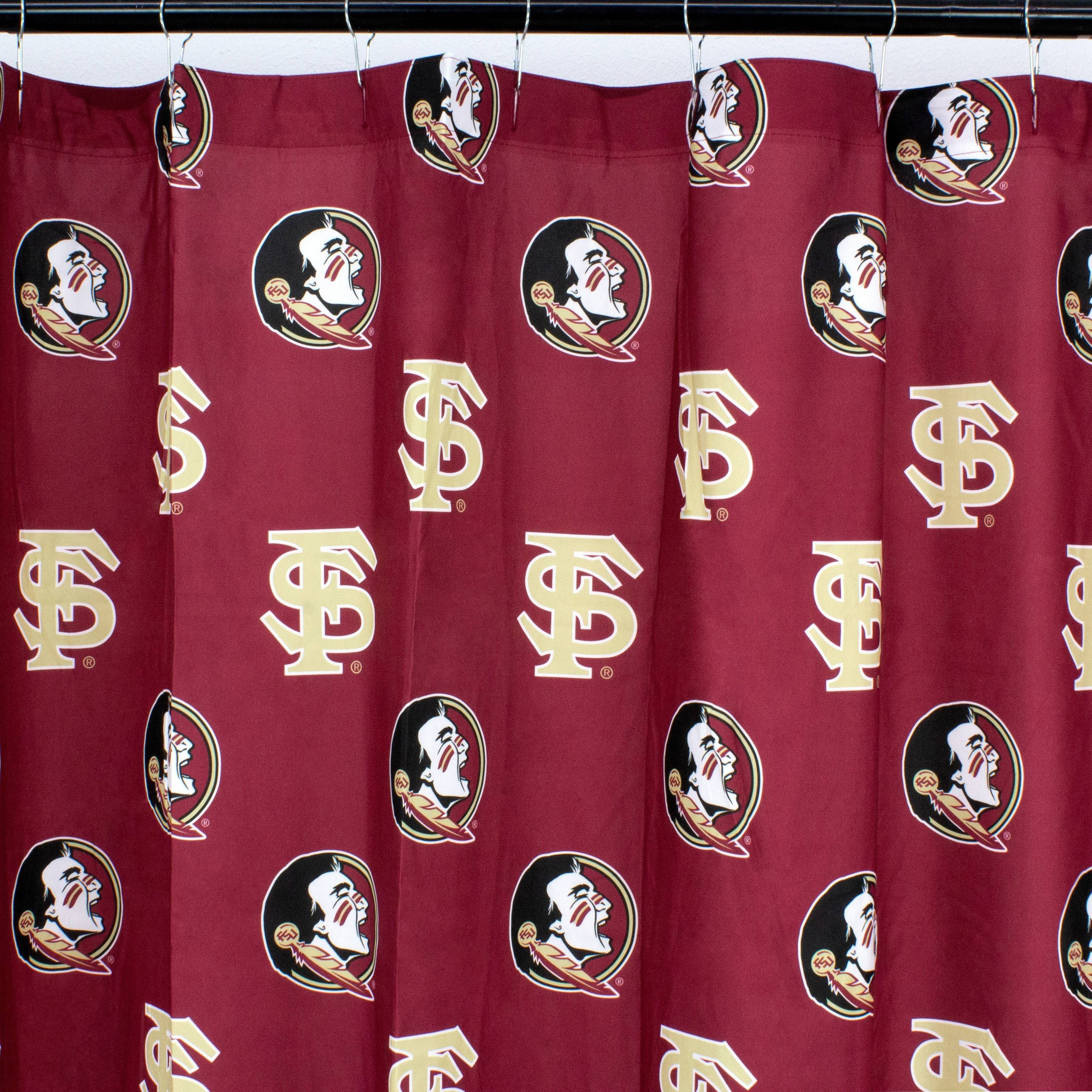 Florida State Seminoles Printed Shower Curtain Cover - 70" x 72"