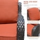 preview thumbnail 38 of 39, OVIOS 6-piece Rattan Wicker Patio Furniture Set Swivel Rocking Chair Set