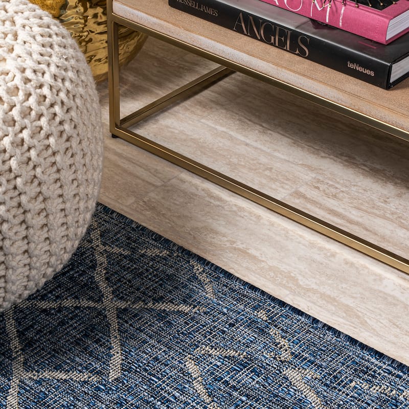 JONATHAN Y Jerash Moroccan Trellis Indoor/Outdoor Area Rug