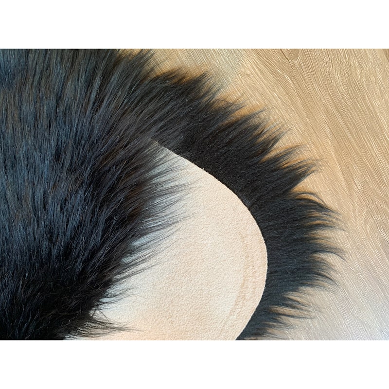 Ovella Home Premium Faux Bearskin Pelt Area Rug