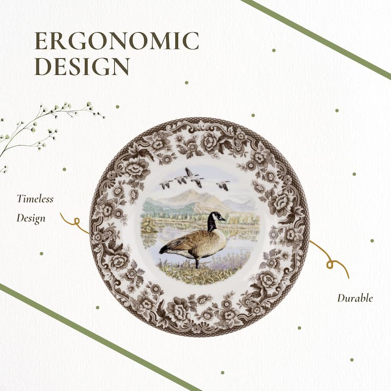 Spode Woodland Assorted Animals Salad Plate