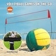 preview thumbnail 6 of 5, Freestanding Volleyball Training Net for Indoor or Outdoor Use - 14 feet