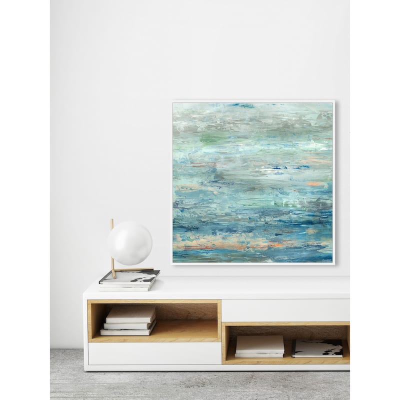 Unreal Floater Framed Print on Canvas