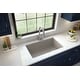 preview thumbnail 59 of 65, Karran Undermount Quartz 32 in. Single Bowl Kitchen Sink Kit