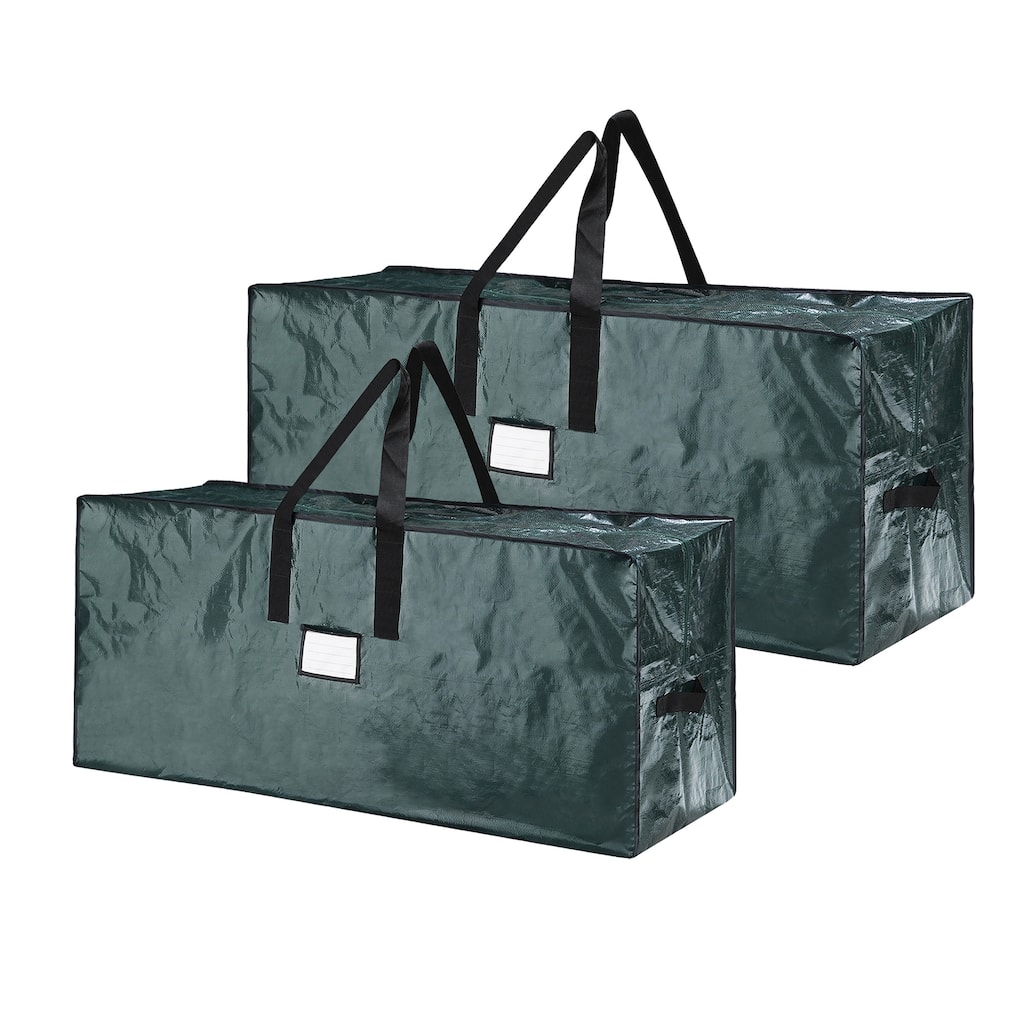 Elf Stor Christmas Tree Storage Bags Set Of 2 Dark Green Holds Up To 7.5 Ft Trees - Set of 2