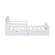 preview thumbnail 7 of 42, Kids Platform Bed with Saddle-shape Headboard and Footboard, 2 Drawers Underneath, 10 Pc Slats Support, No Box Spring Needed
