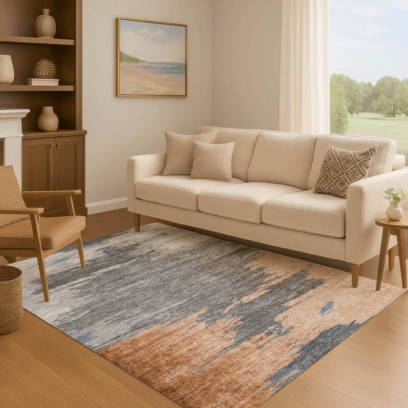 Premium Washable Super Soft Abstract Glam Mayfield Rug