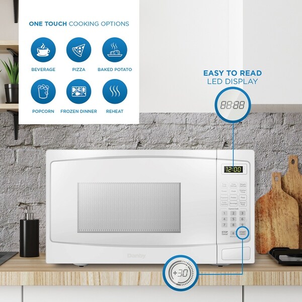 Danby 1.1 cuft White Microwave On Sale Bed Bath Beyond
