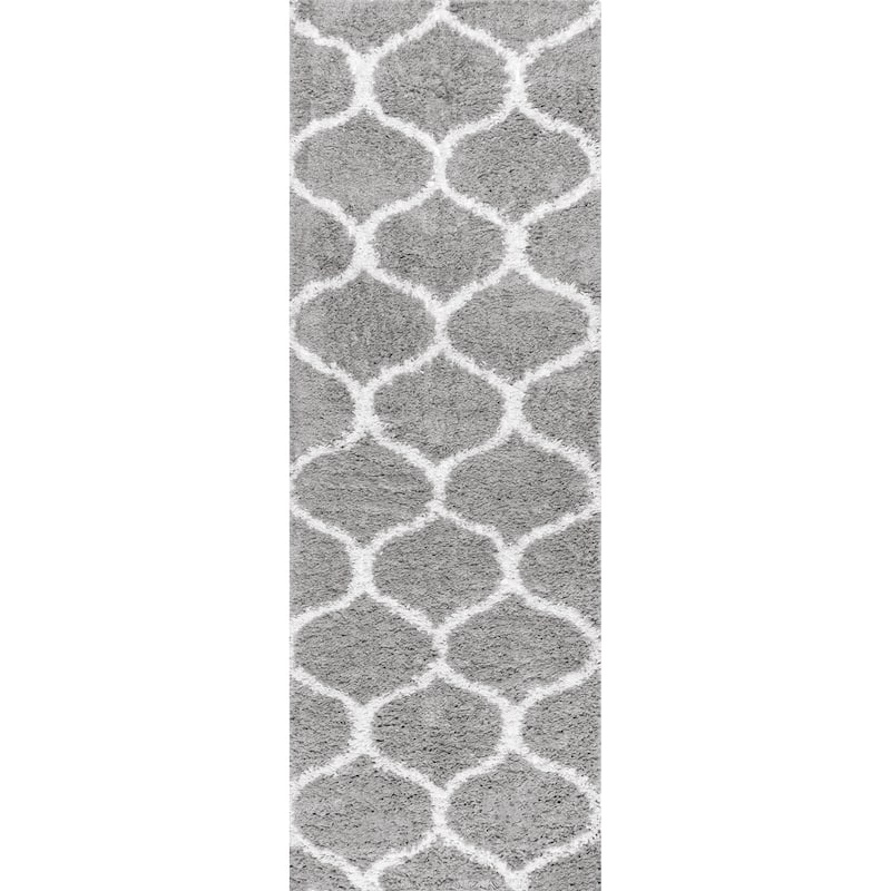 Nuloom Malika Soft & Cozy Trellis Shag Area Rug