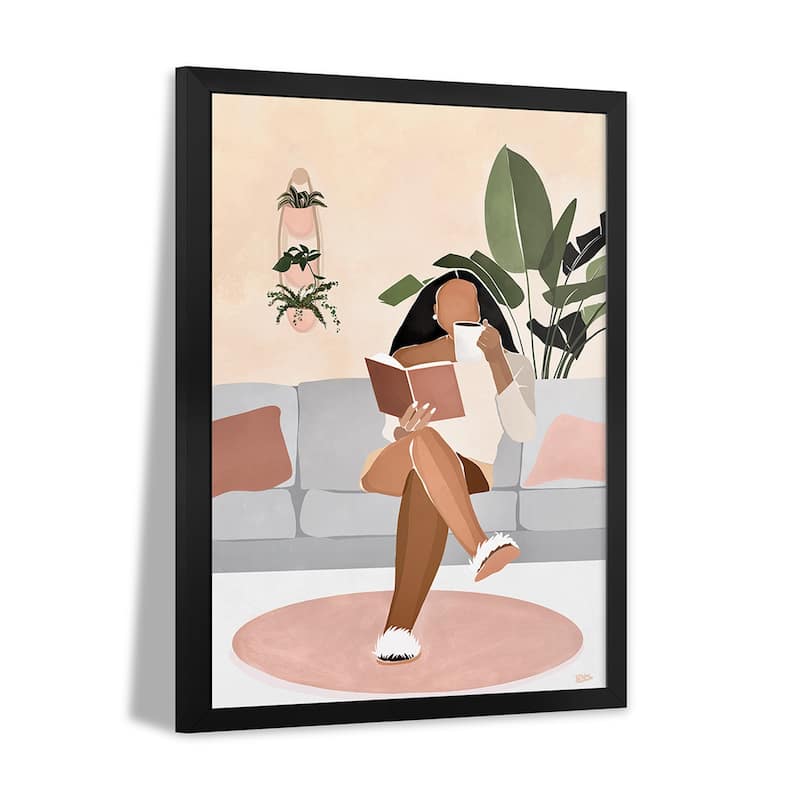 Lounge Premium Framed Poster by Bria Nicole