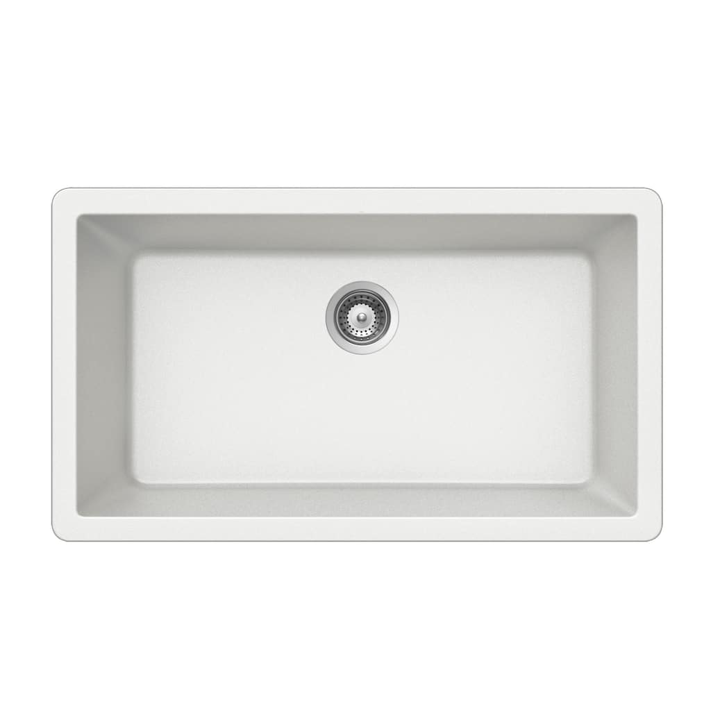 Houzer V-300U Quartztone 33" Undermount Single Basin Granite Composite