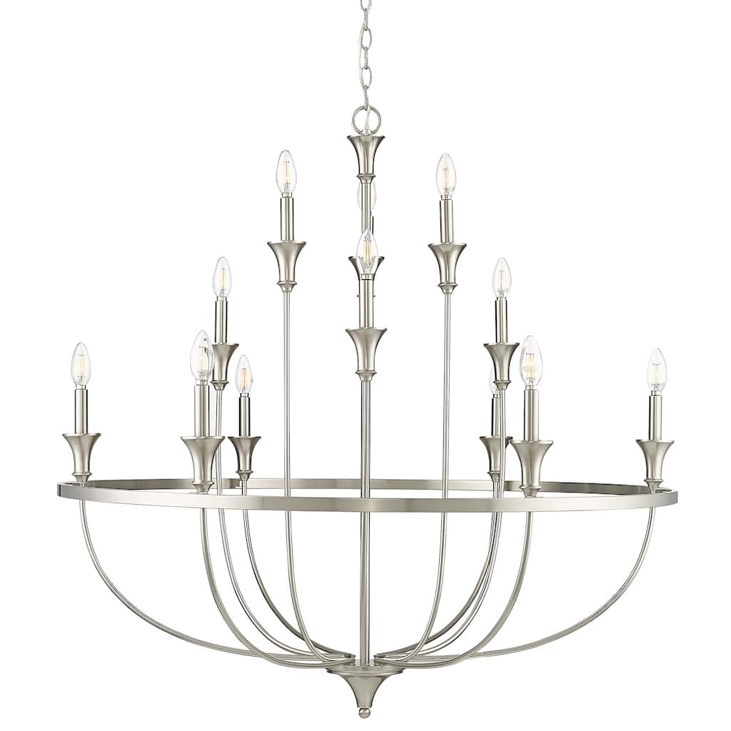 Millennium Lighting 28012 Emery 12 Light 40" Wide Taper Candle Style