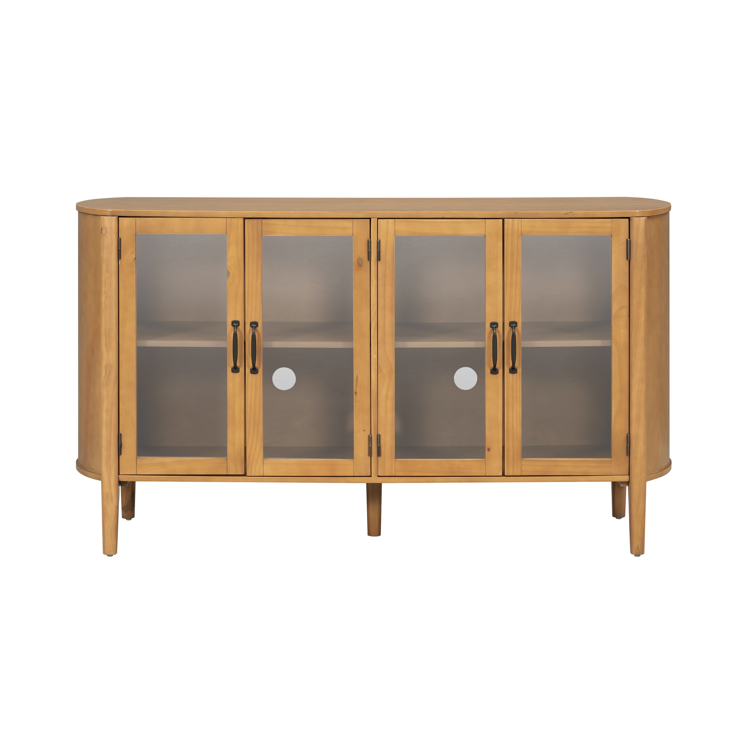 Stylish Large-Sized Storage Cabinet for Entryway (Connecting Living & Dining Rooms), 34-Door Design.