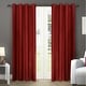 preview thumbnail 29 of 43, ATI Home Chatra Faux Silk Grommet Top Curtain Panel Pair